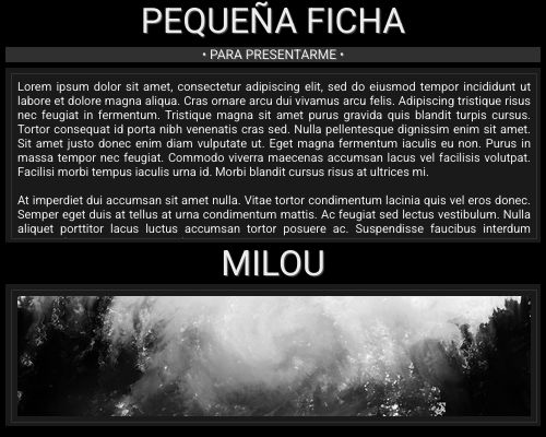 Negro y blanco [fiche de présentation], par Milou