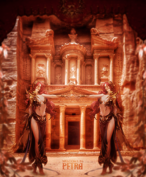 La cité de Petra, par Sygea