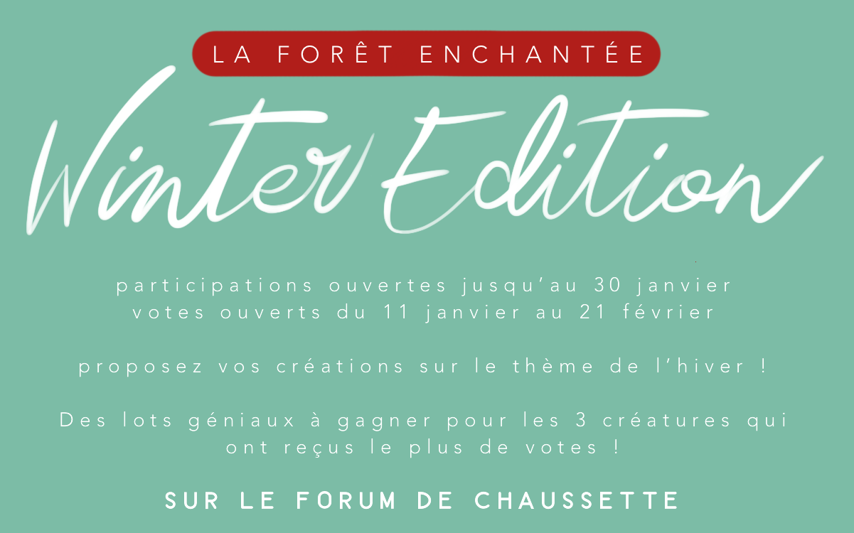 La forêt enchantée, par CHAUSSETTE