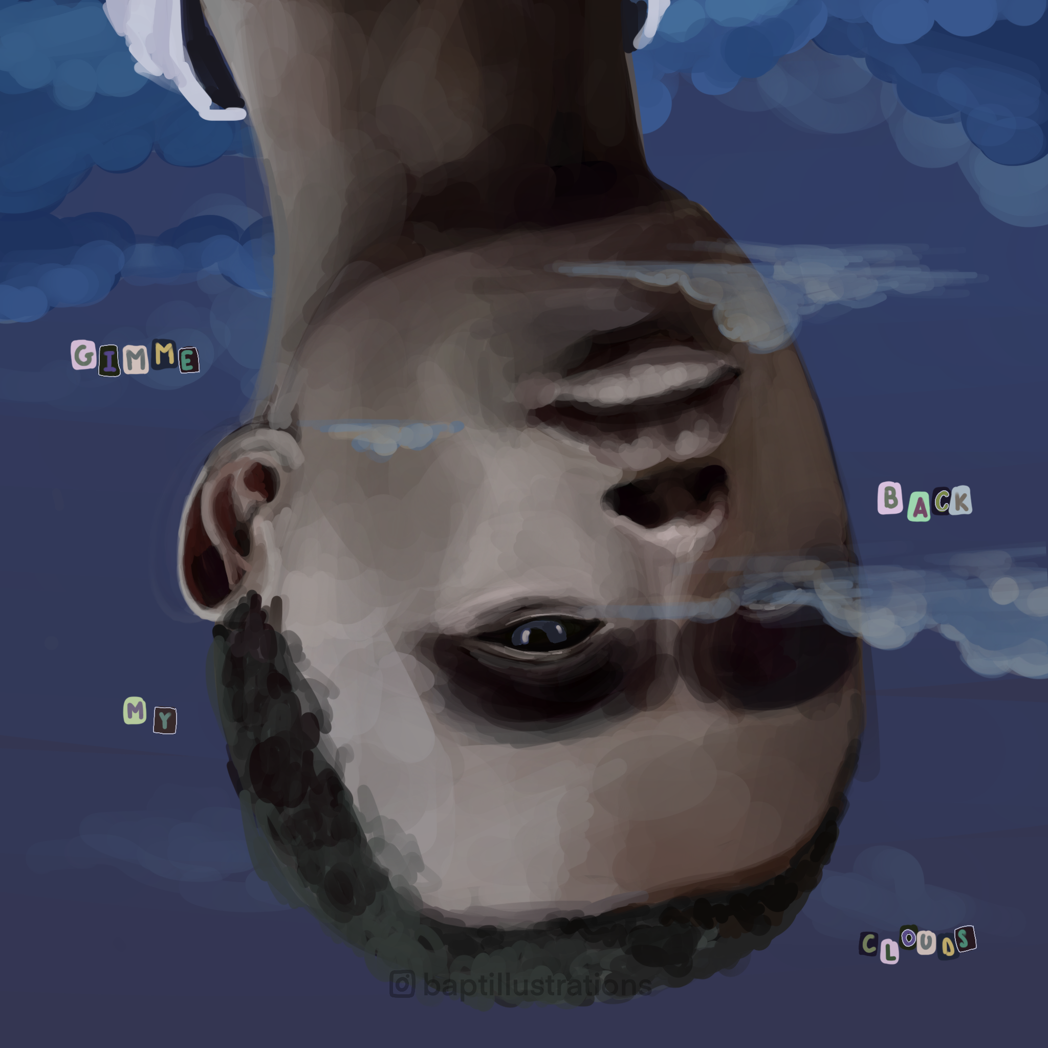 Gimme back my clouds, par CHAUSSETTE