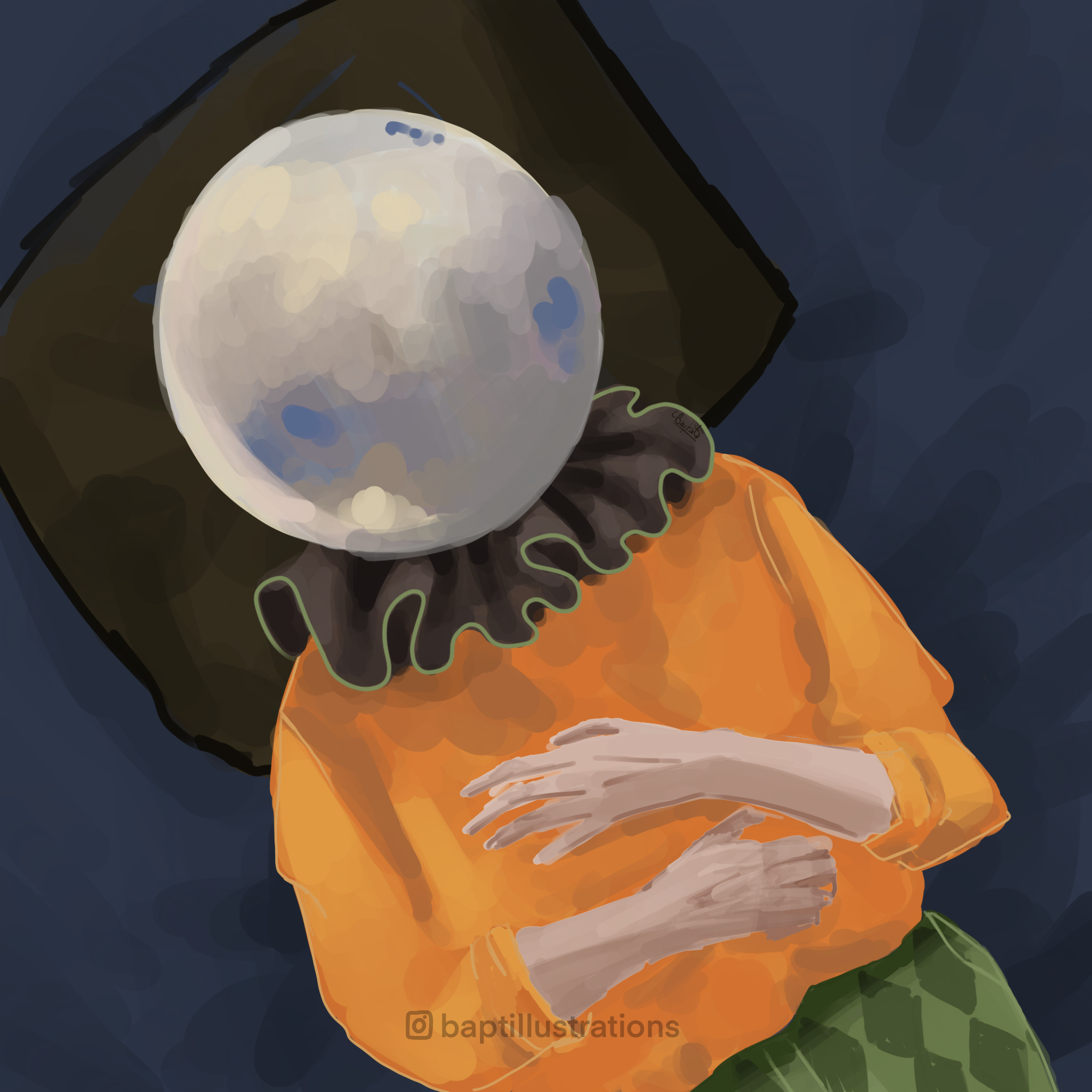 Mr Moon, par CHAUSSETTE