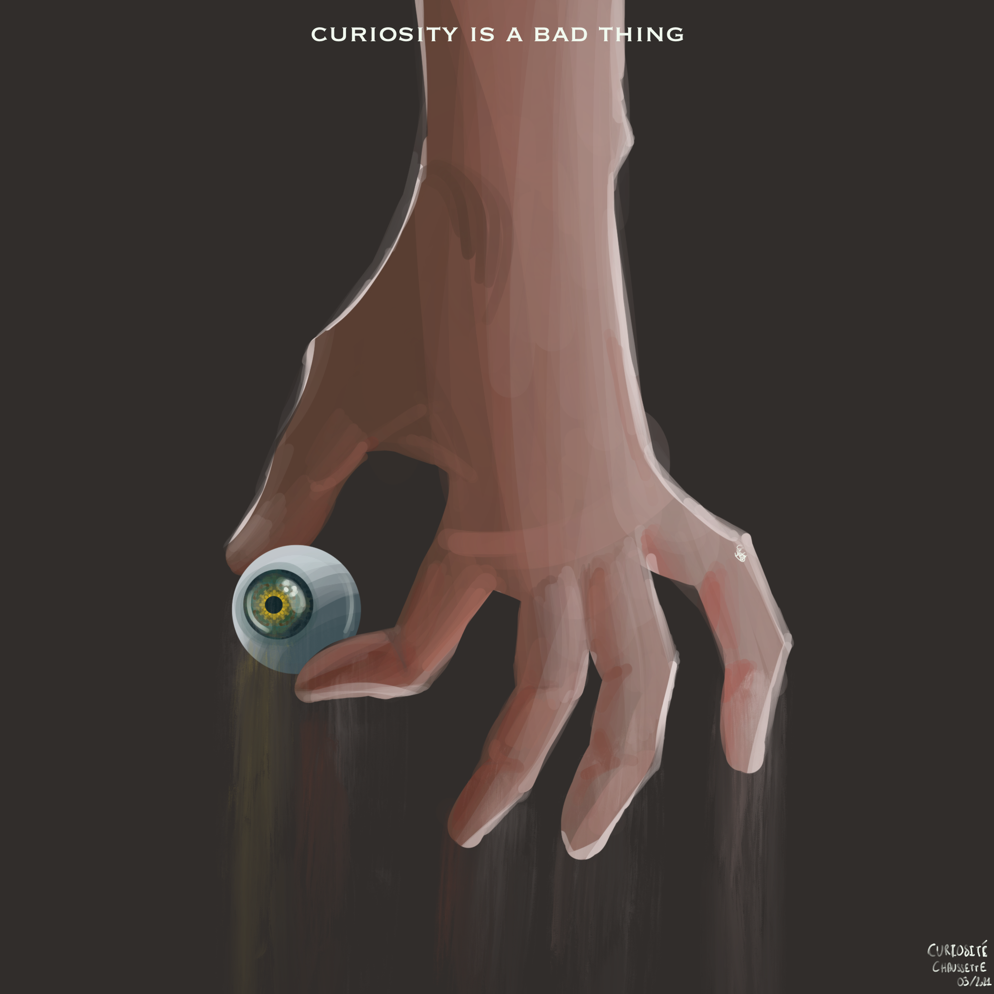 Curiosité, par CHAUSSETTE