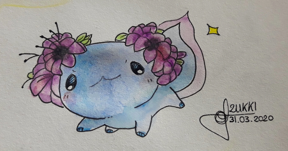 Aquarelle, par Zukki