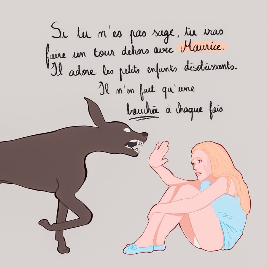 Maurice le loup, par Lawrage