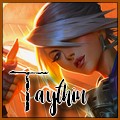 Avatar basé sur l'art officiel du personnage Akali, skin True damage., par VenomousCherub