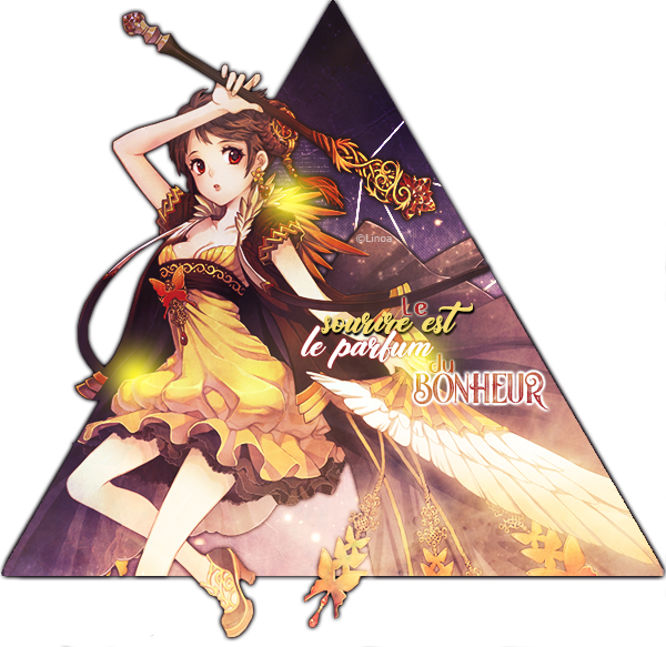 Le triangle du bonheur, par Linoa