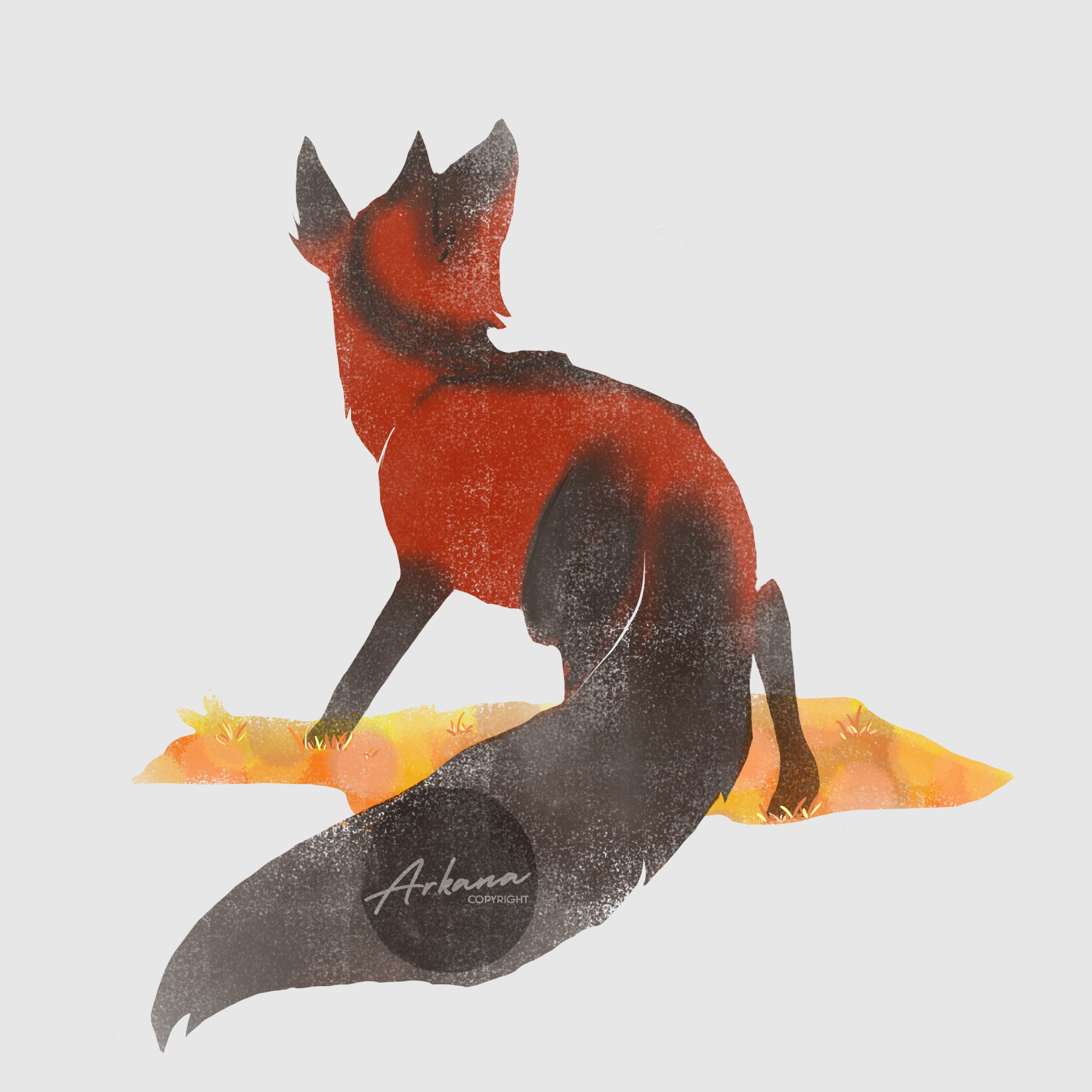 Autumn Fox, par Tsü