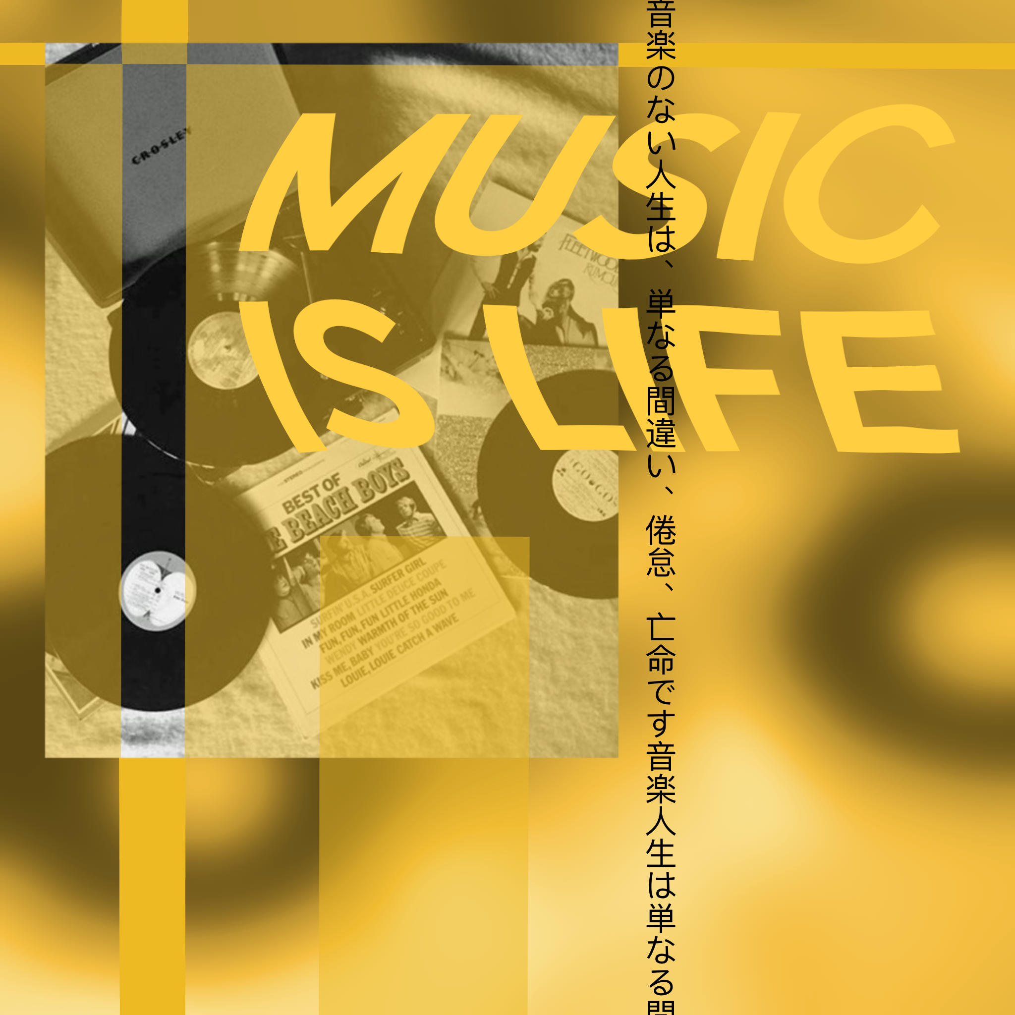 MUSIC IS LIFE, par CHAUSSETTE