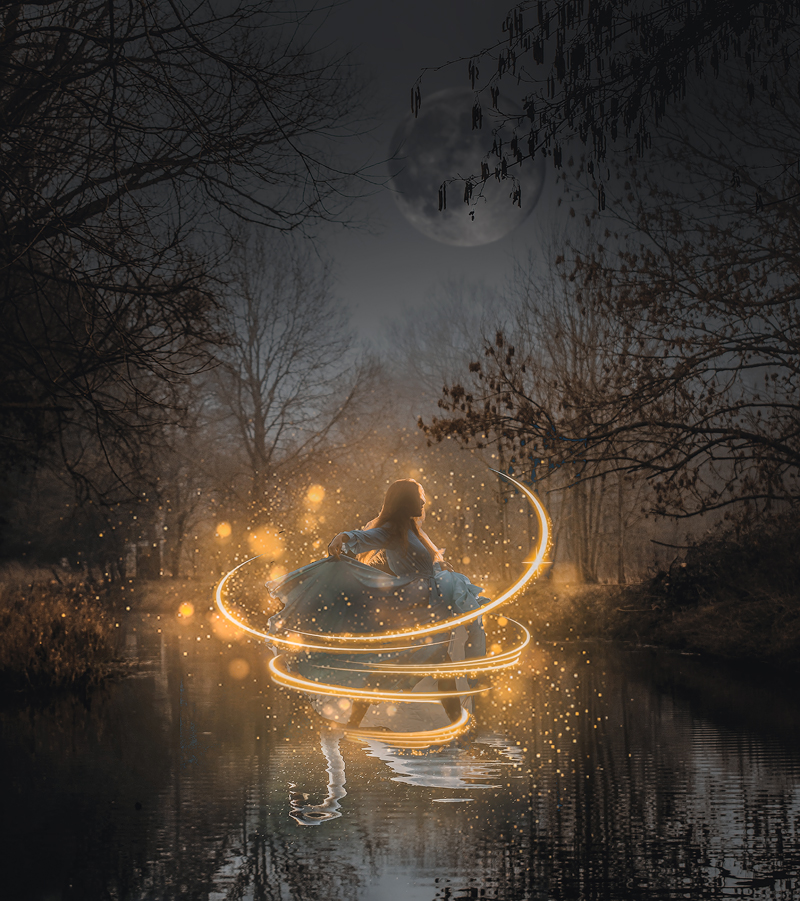 La princesse et le cygne, par Lawrage