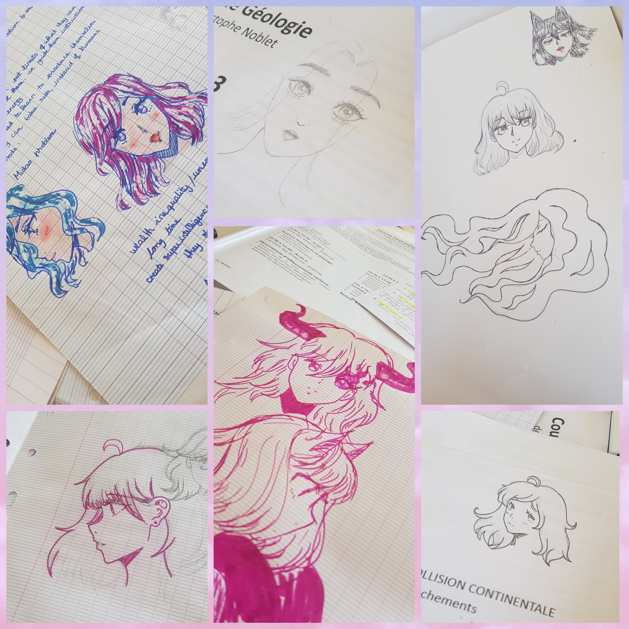 Griboullis pendant les cours., par Shinohara