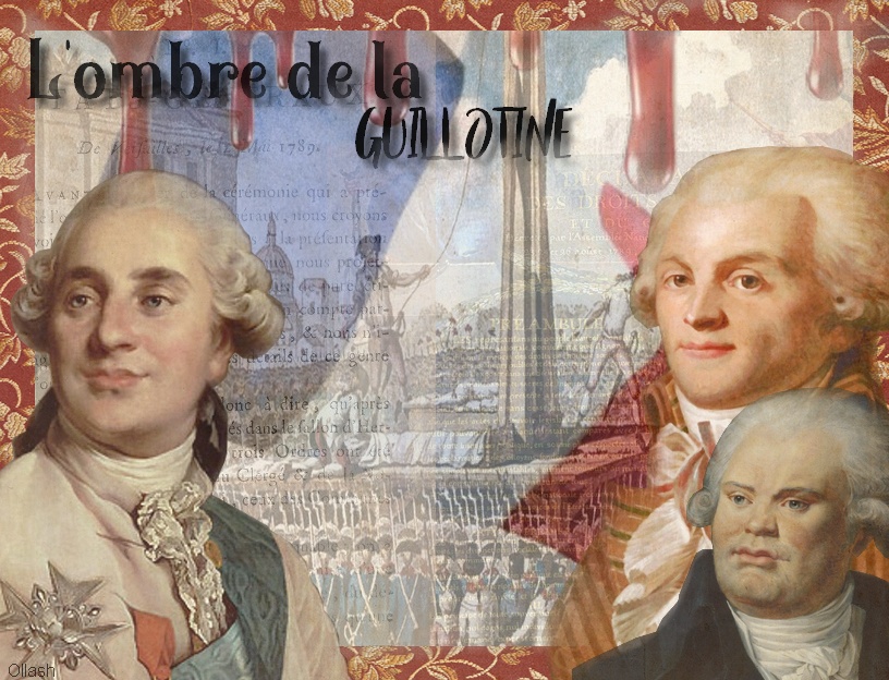 Graphisme L'ombre de la guillotine., par Ollash