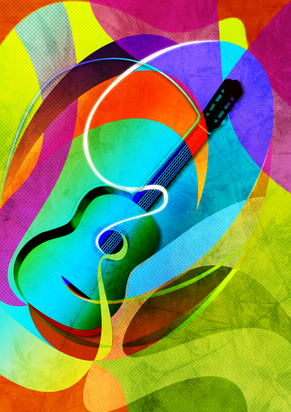 Guitare, par Tamara