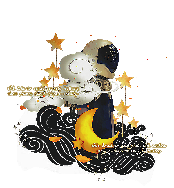 Planet Earth turns, par Milou