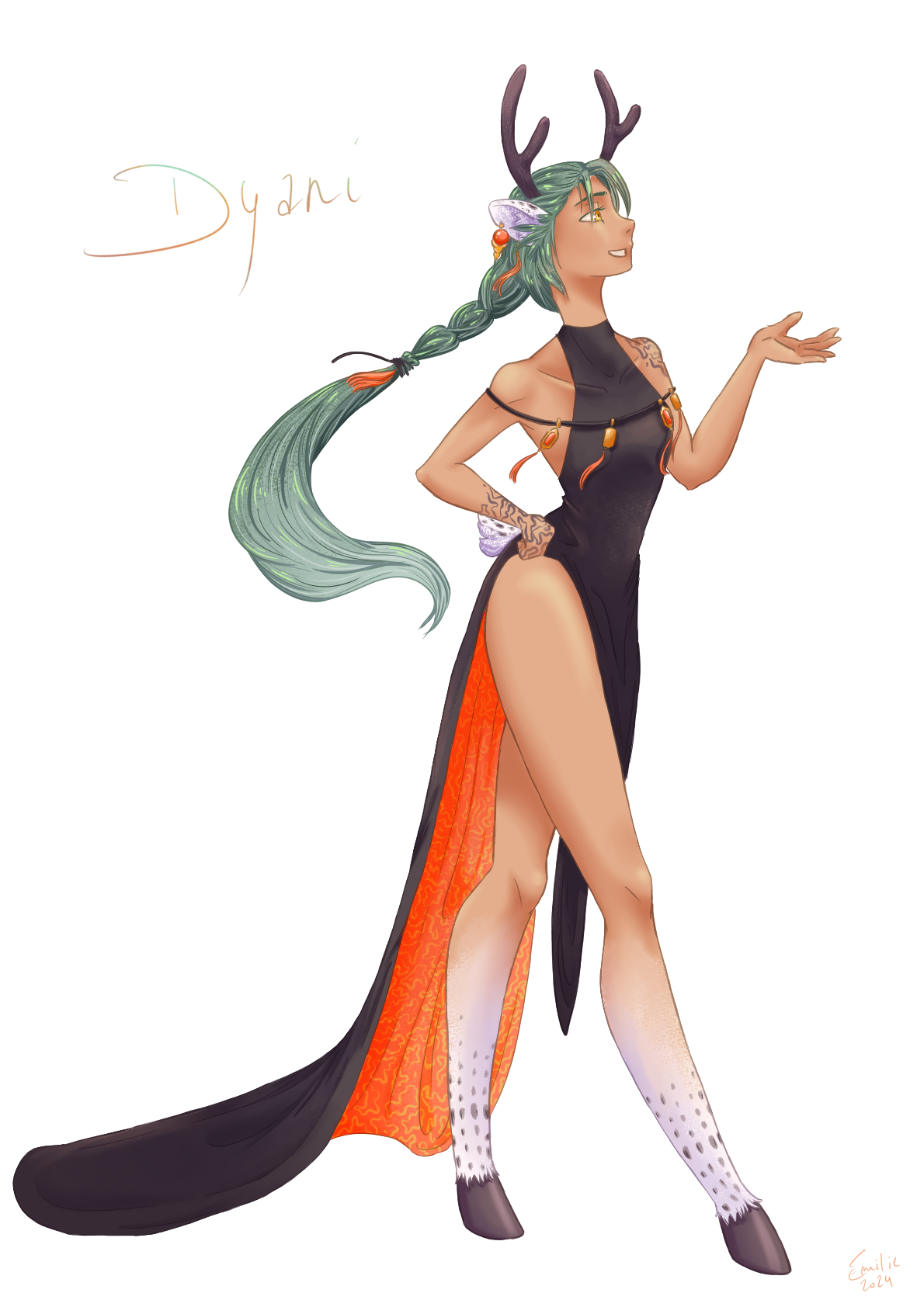 Dyani - Art Fight 2024, par Milou