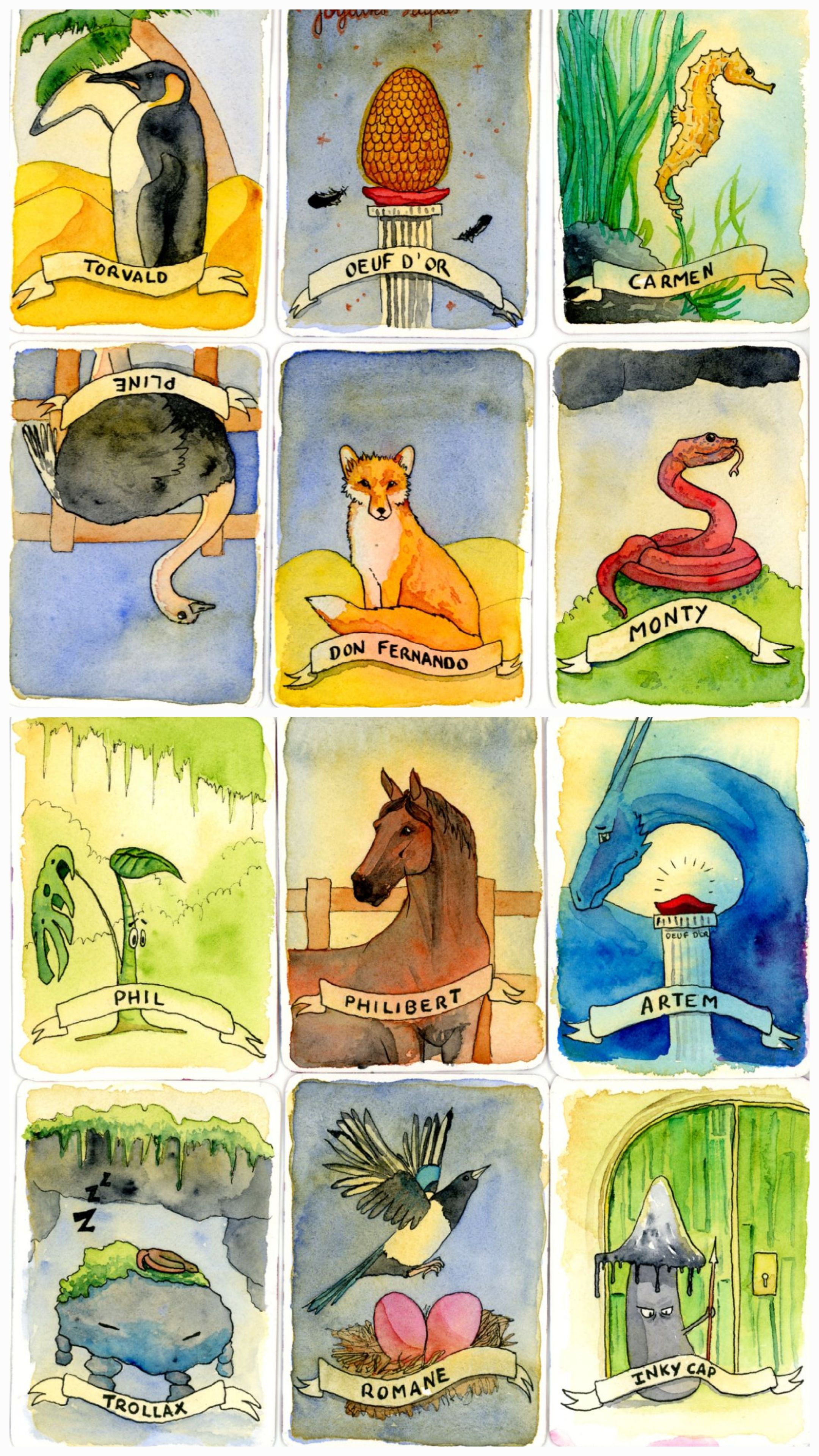 Quelques cartes, par Galad-El