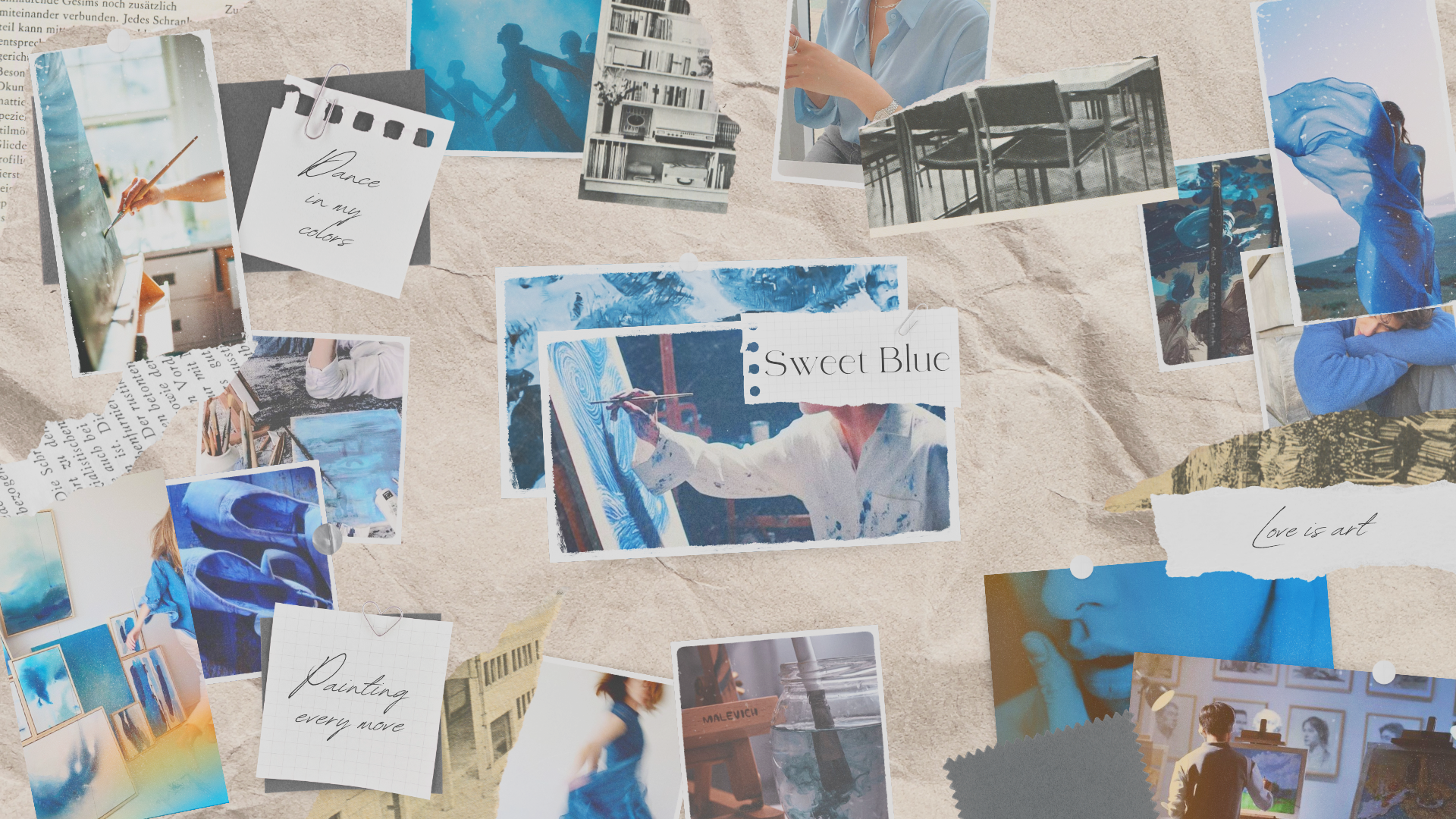 Sweet Blue aesthetic 3, par Milou