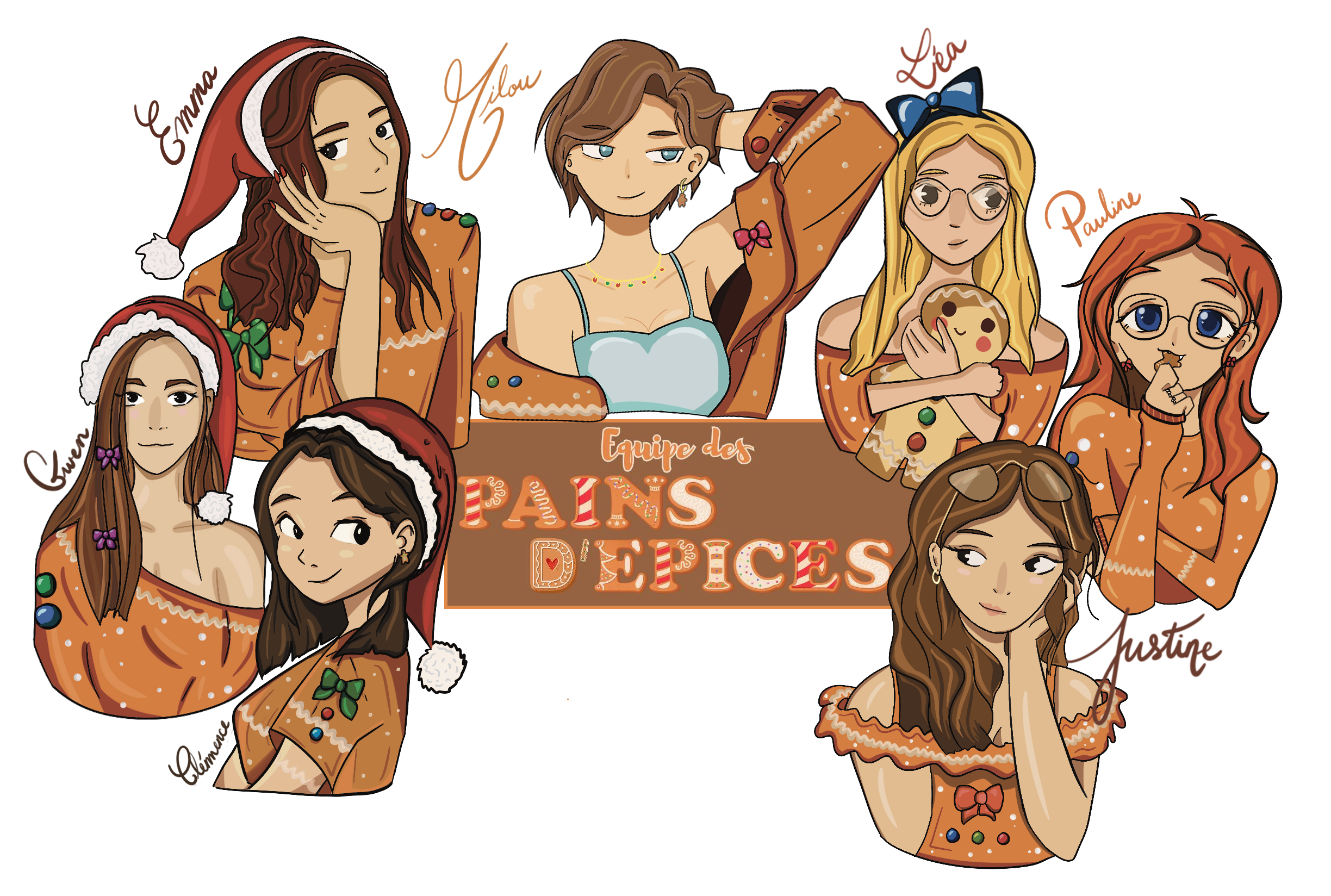 Équipe des Pains d'Épices, par Zukki