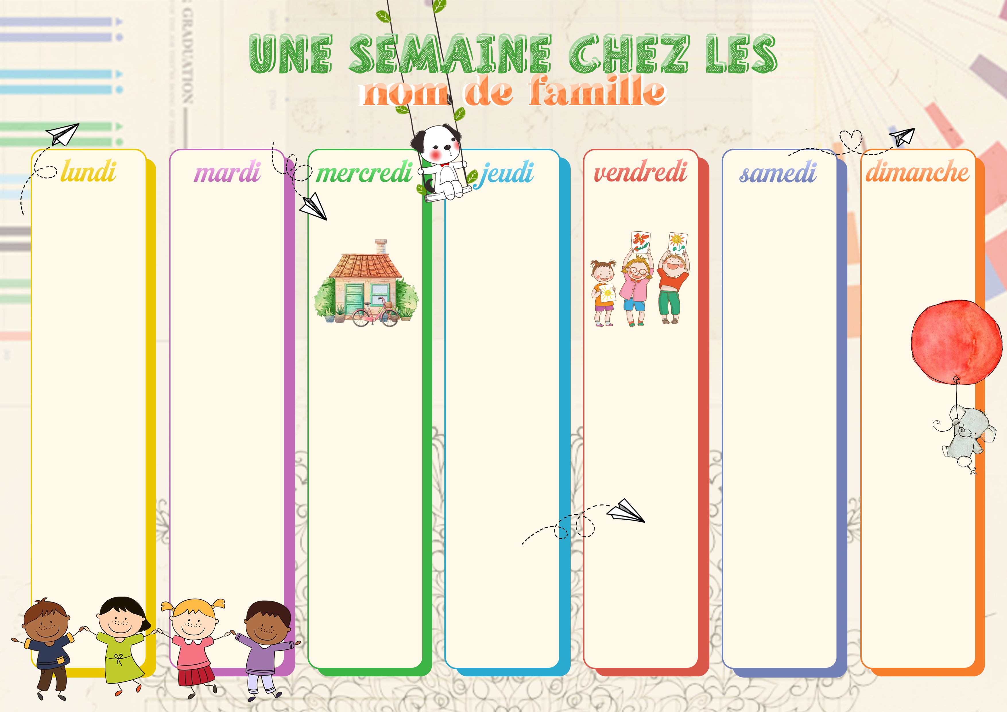 Semainier, par Liitchy