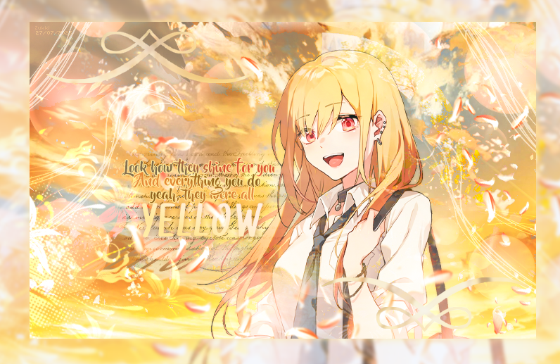 Yeah, they were all yellow, par Zukki