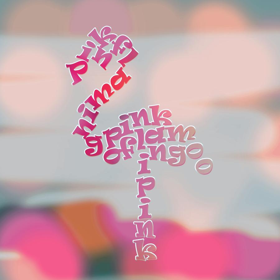 Création gagnante : Pink Flamingo