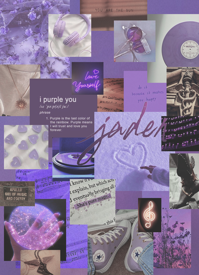Jaden purple aesthetic, par Milou