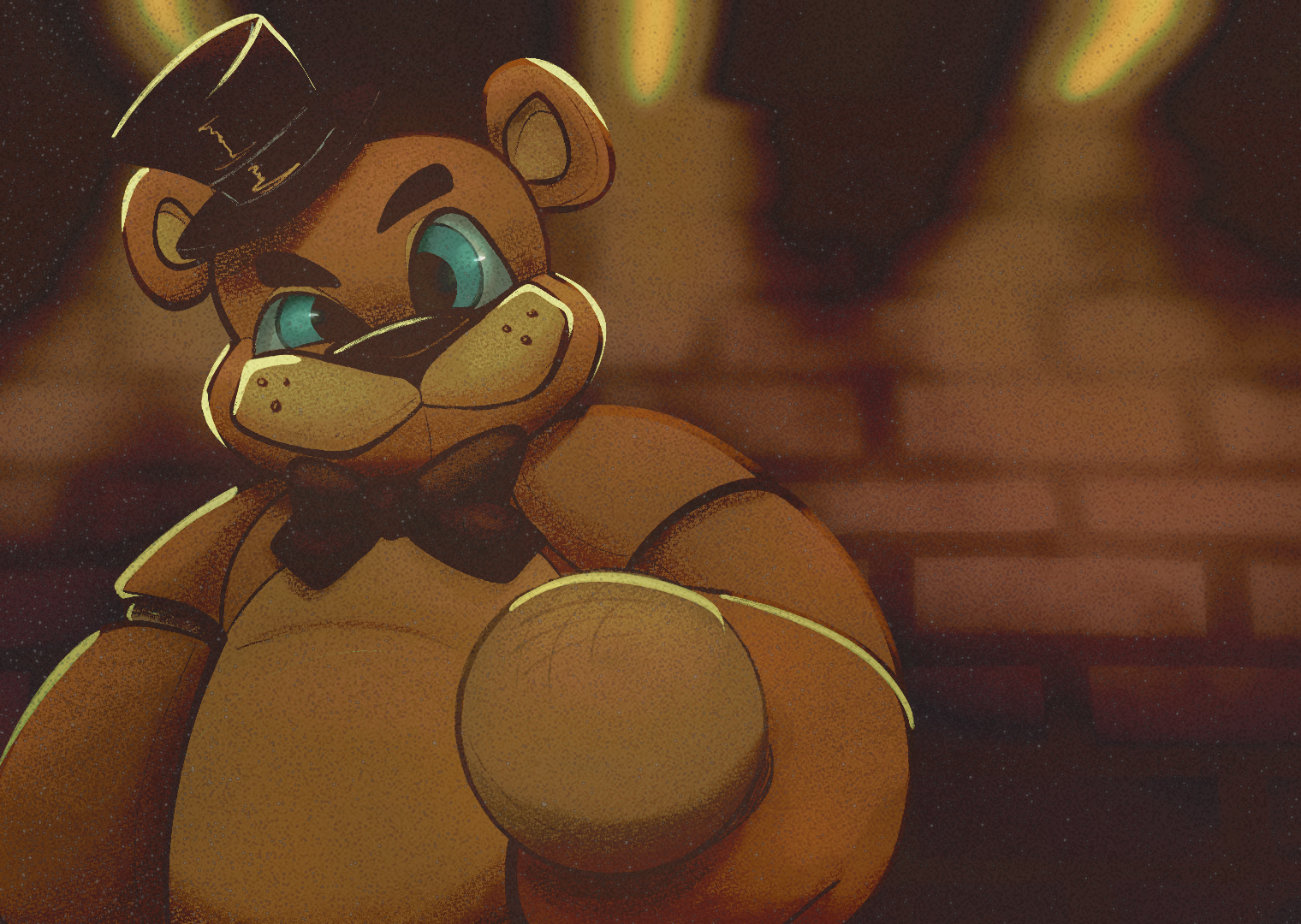 Freddy fnaf fanart, par inky