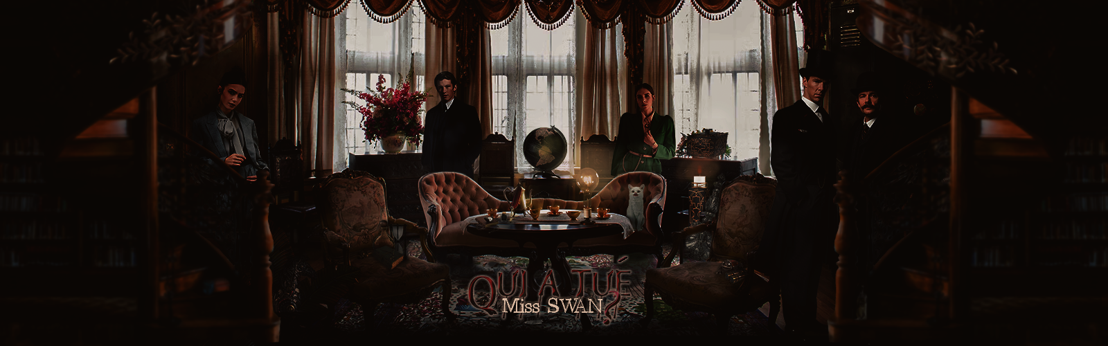 Header mise en scène Cluedo, par Liitchy