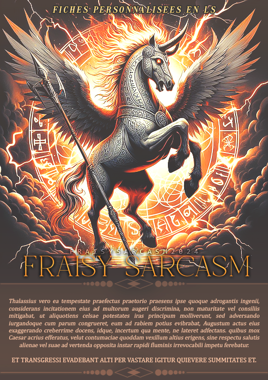 Fiches LS | Discord Créatif • Licorne 29, par Fraisy Sarcasm