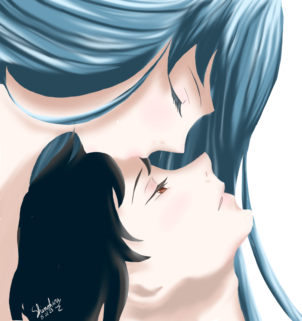 Forehead kiss., par Shinohara