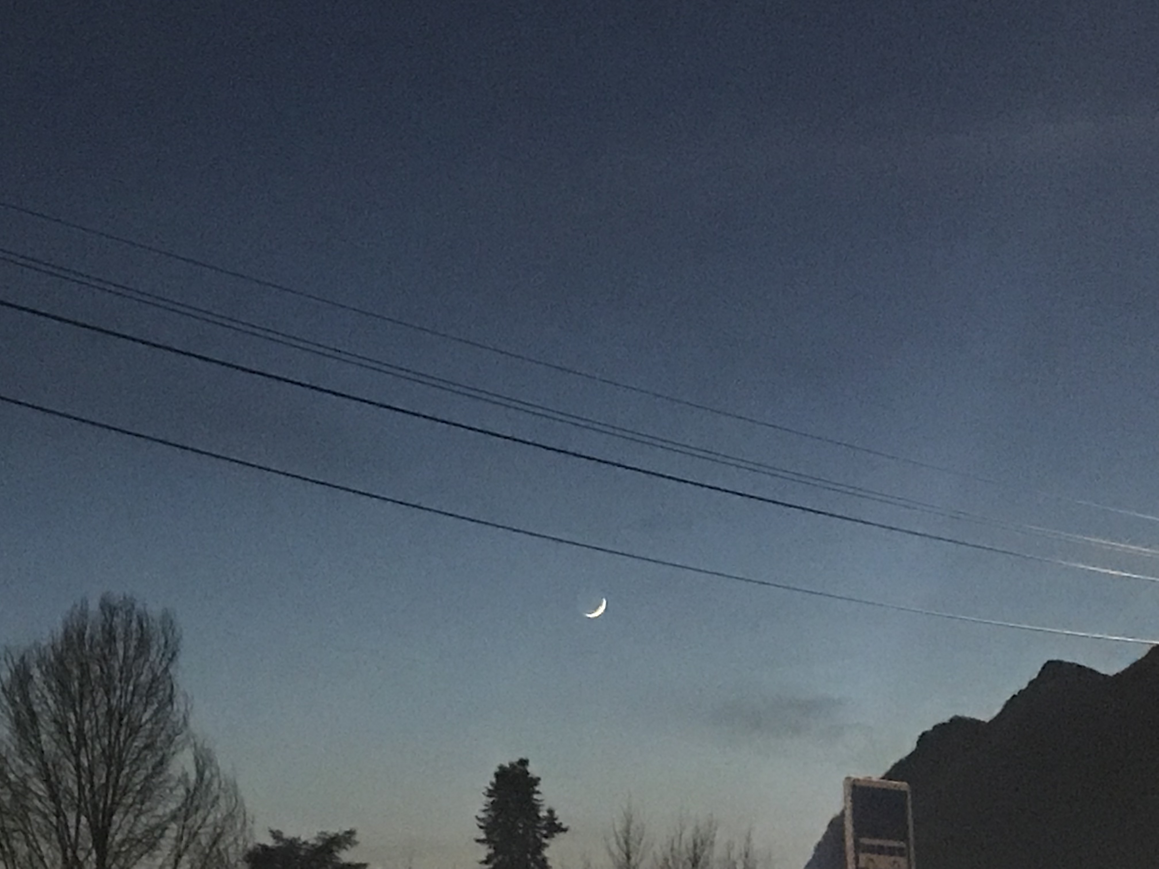 Croissant de Lune, par Saso