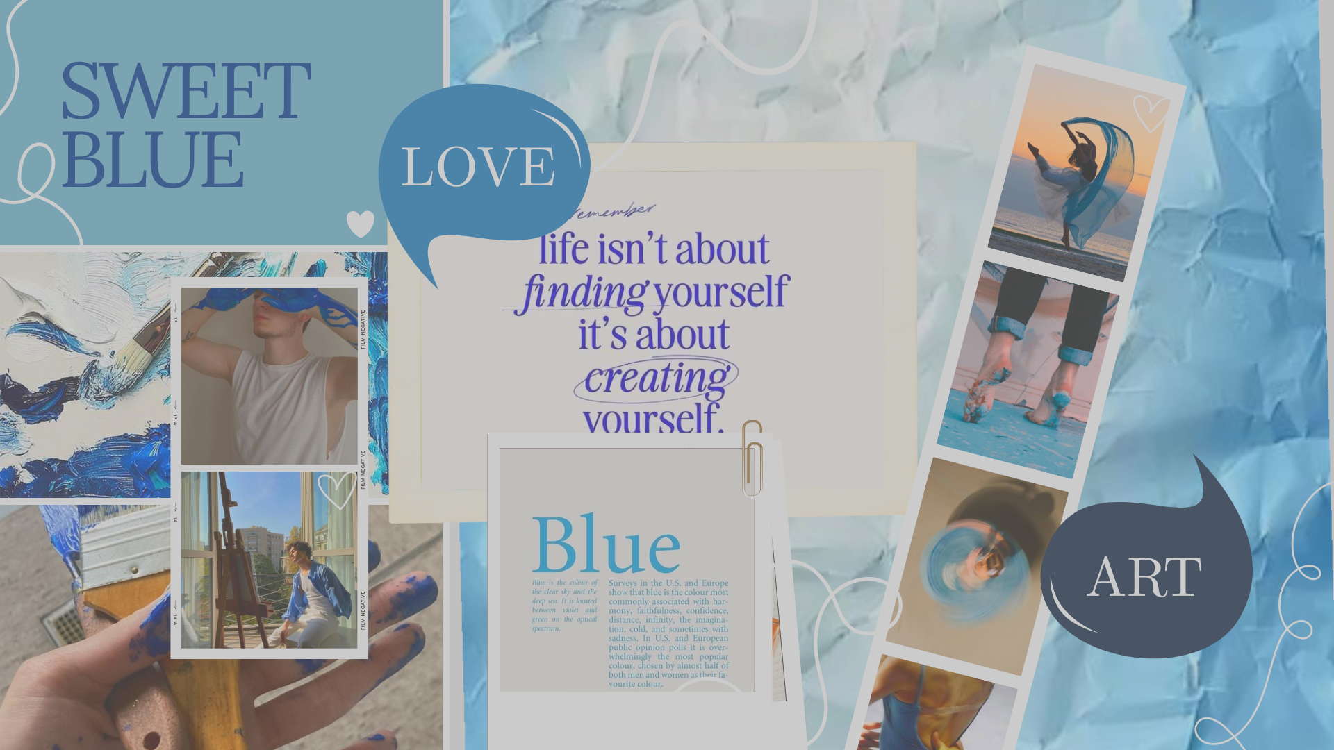 Sweet Blue aesthetic 2, par Milou