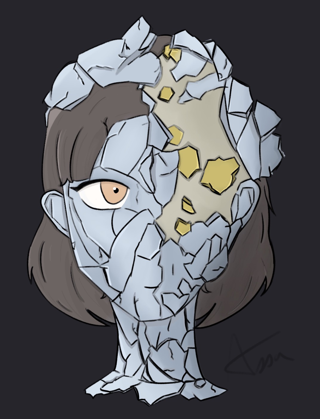 Statue, par Assalys