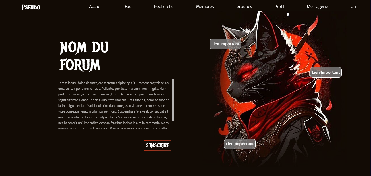Header - Blister, par Ayfoth