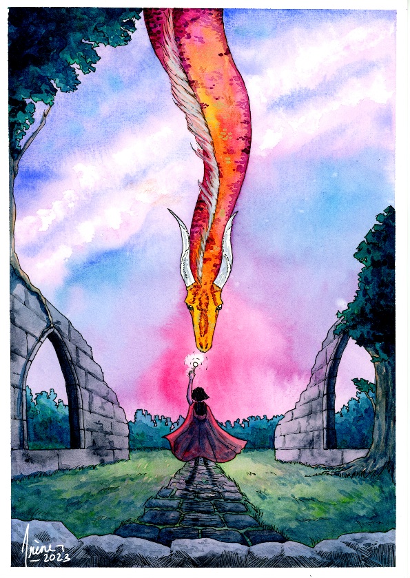 Un autre dragon, par Galad-El