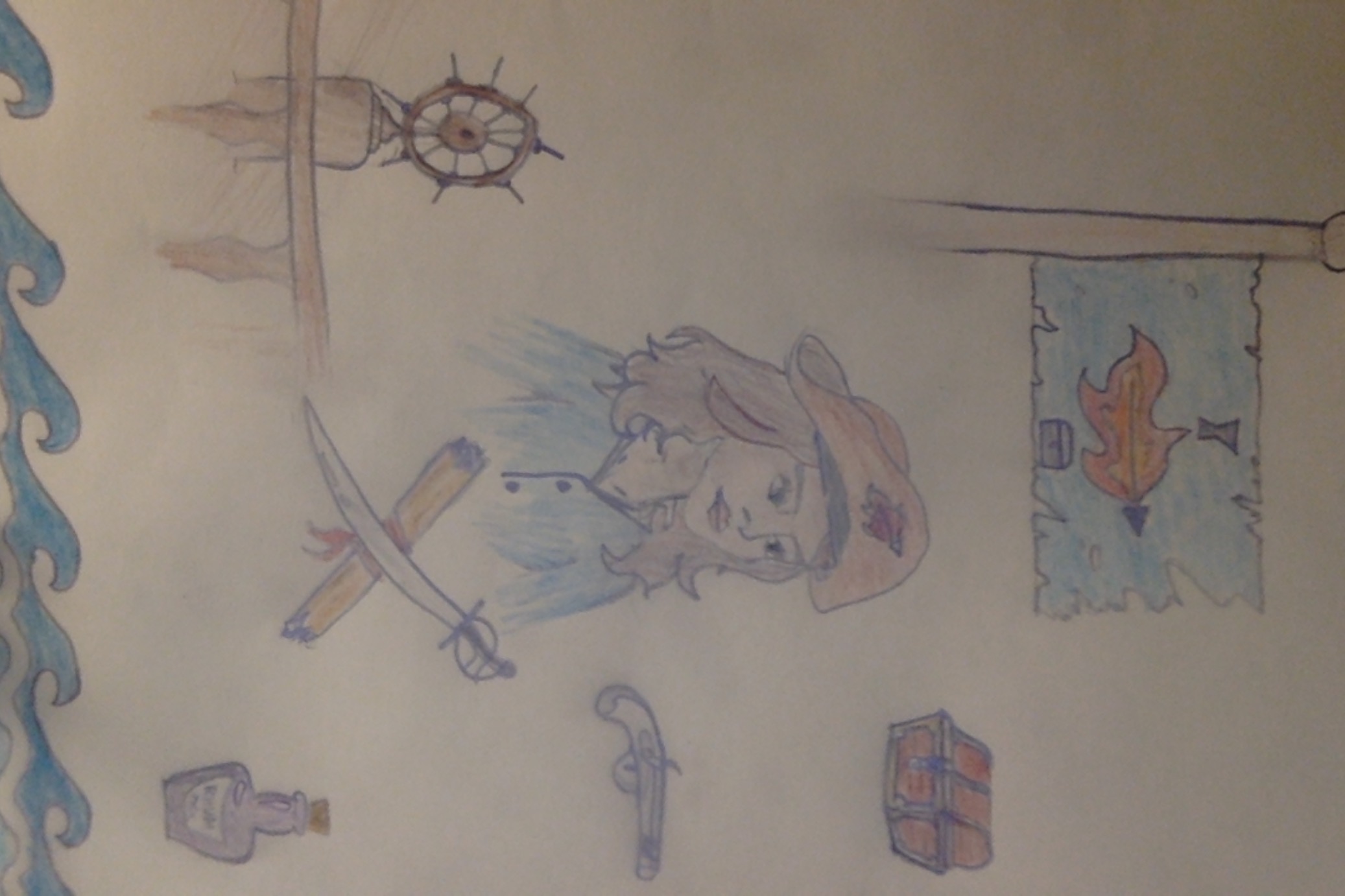 Ensemble pirate, par Saso