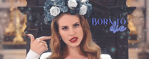 GIF Lana del Rey, par Azelya