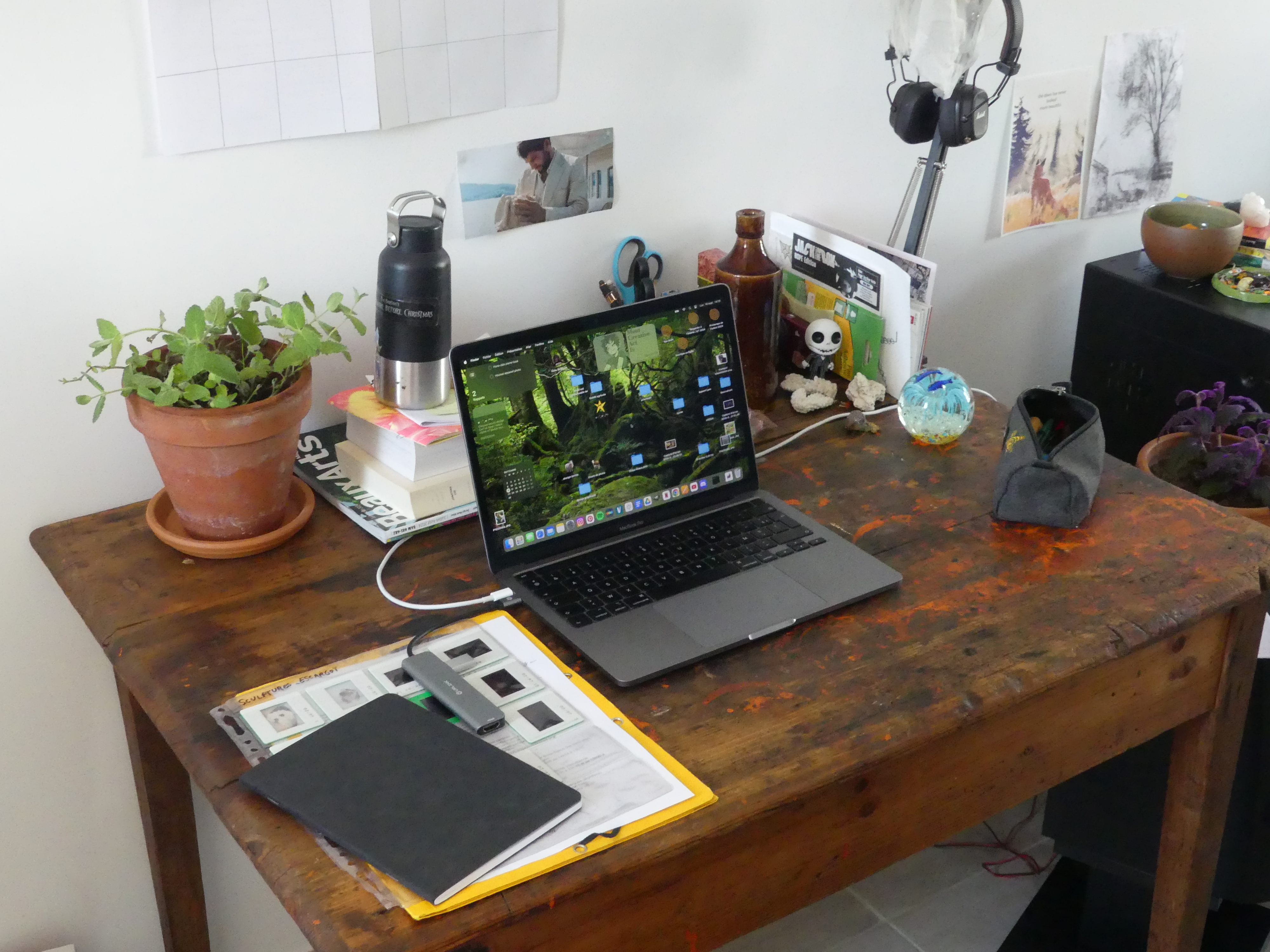 mon bureau de star, par CHAUSSETTE
