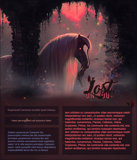 Fiche 1 Lost on you (Aperçu), par Fraisy Sarcasm