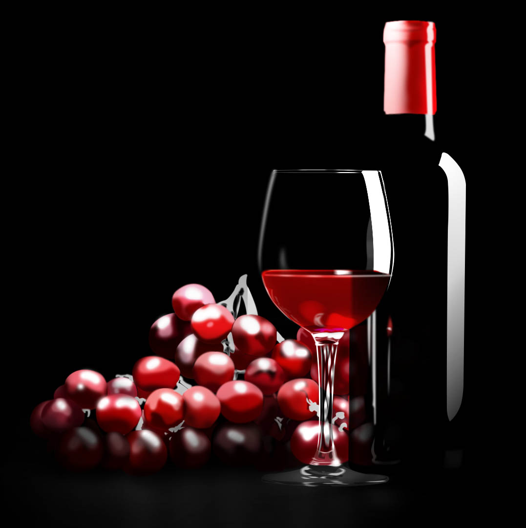 Le vin, par Tamara