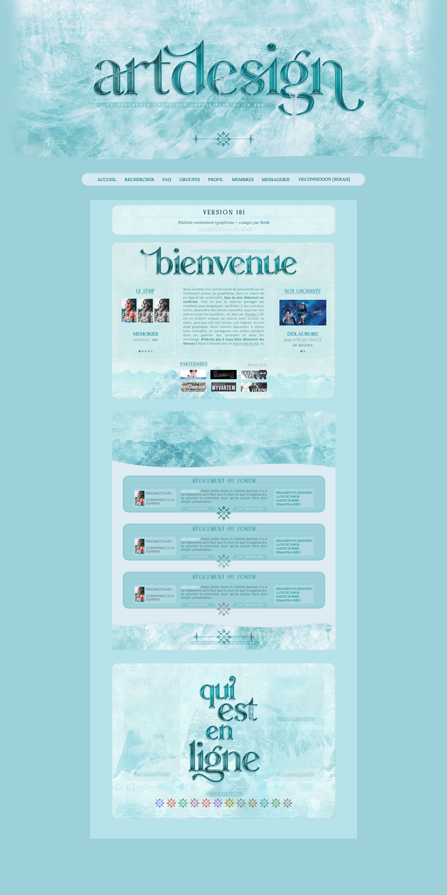 Design - Maquette, par Serah