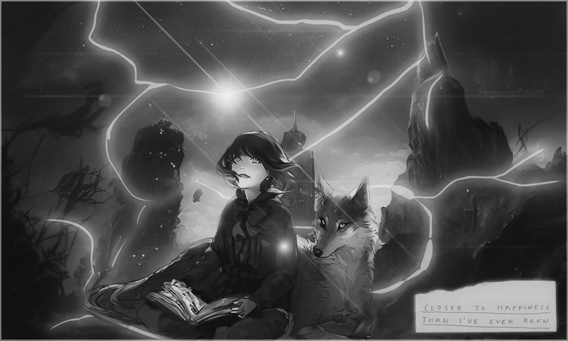 Noir et Blanc, par Yamazakura