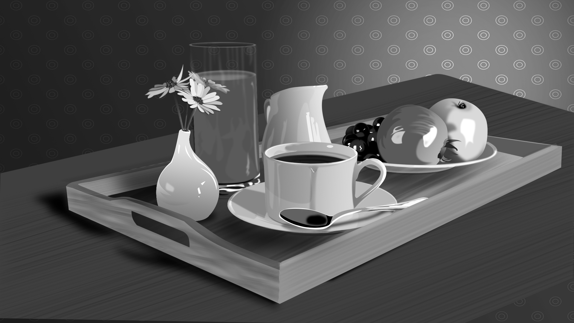 Petit déjeûner, par Tamara