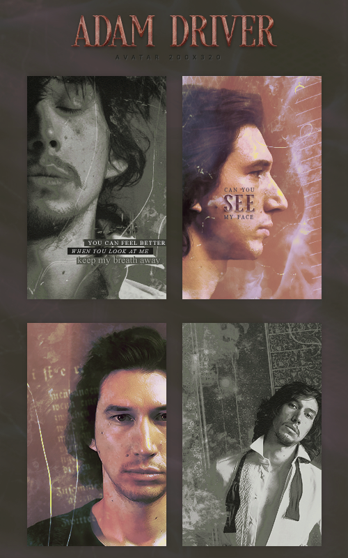 Avatars - Adam Driver, par Serah