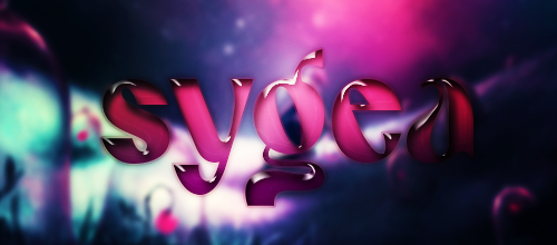 Typo glossy (Serah), par Sygea