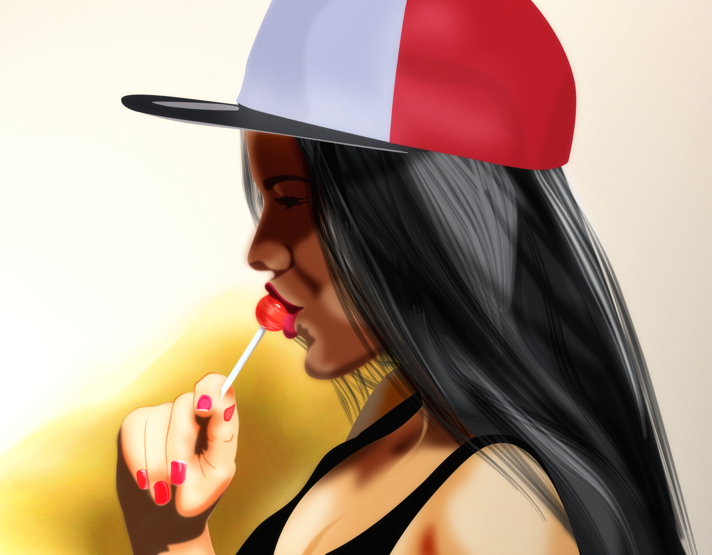 Sucette, par Tamara