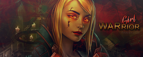 WARrior Girl, par Fraisy Sarcasm