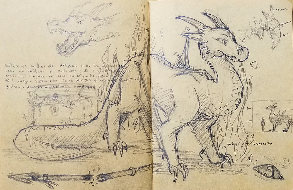 Croquis, par Milou