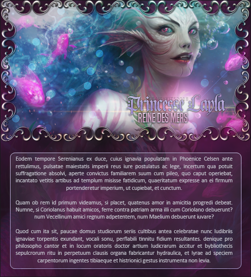 Fiche Princesse Layla, par Fraisy Sarcasm