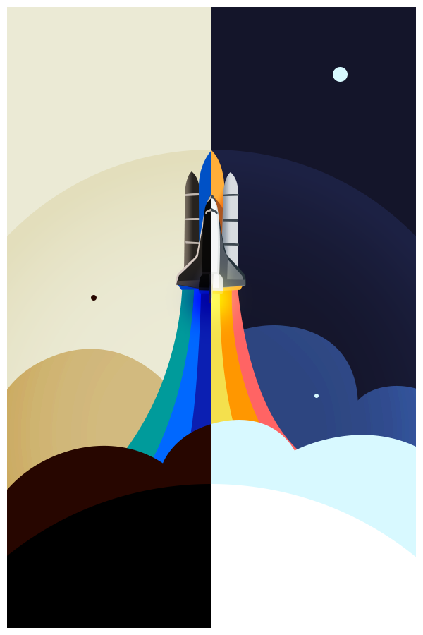 Décollage, par Roman'