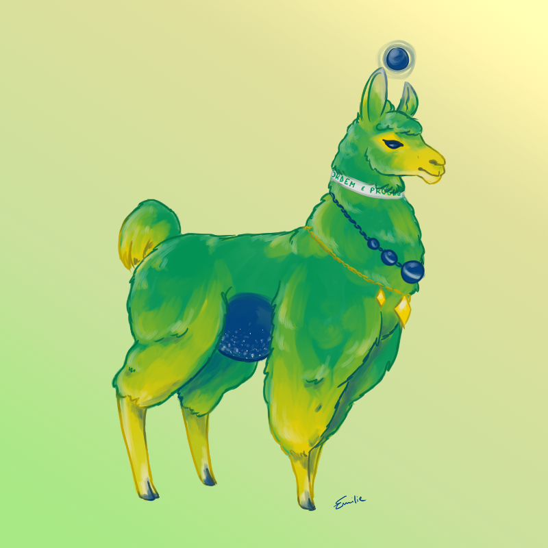 Lama brésilien, par Milou